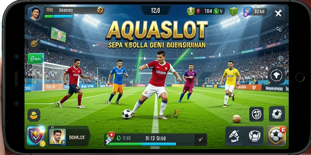Tampilan gameplay AQUASLOT yang menantang dan seru.