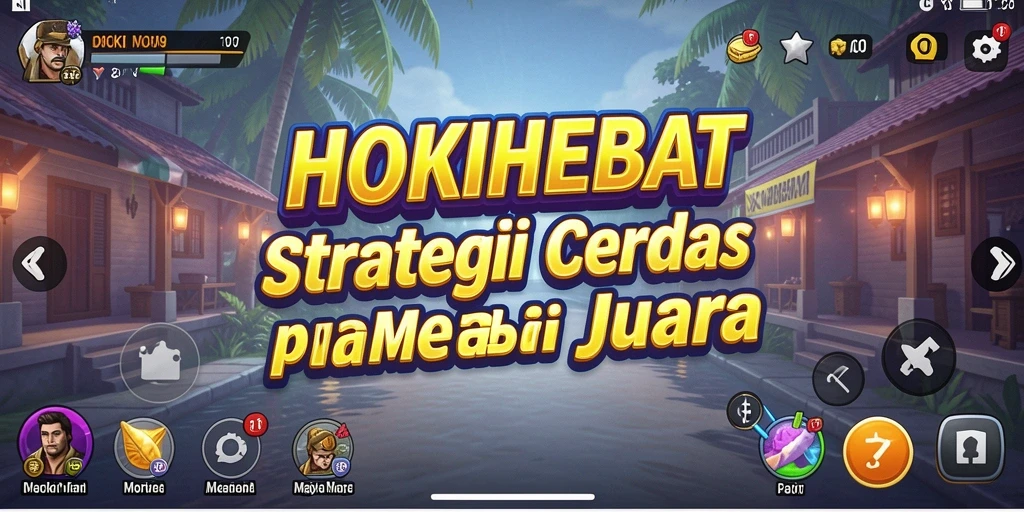 Tampilan gameplay HOKIHEBAT yang mendebarkan dan penuh strategi.