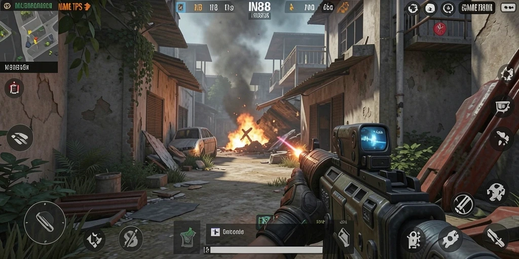 Tampilan gameplay seru dan mendebarkan dari IN88.