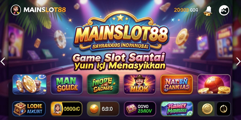 Tampilan gameplay menarik dari MAINSLOT88 yang penuh warna.