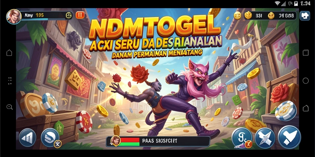 Tampilan gameplay NDMTOGEL yang seru dan menegangkan.