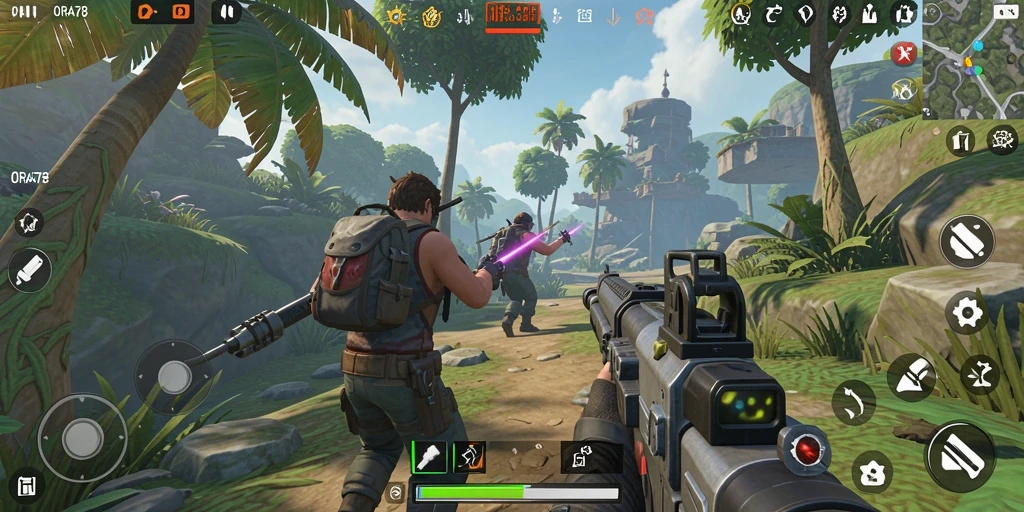 Gameplay ORA78 yang seru dan mendebarkan dalam pertempuran TPS.