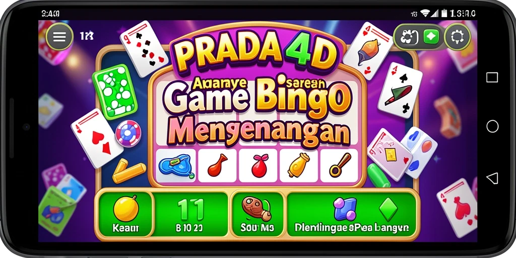 Tampilan menarik dan seru saat bermain Bingo di PRADA4D.