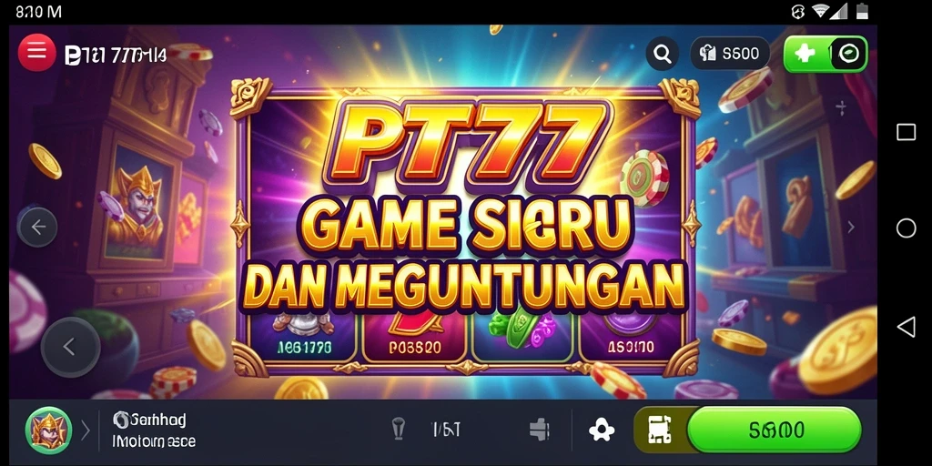 Screenshot gameplay PT777 menampilkan simbol dan fitur slot yang memukau.