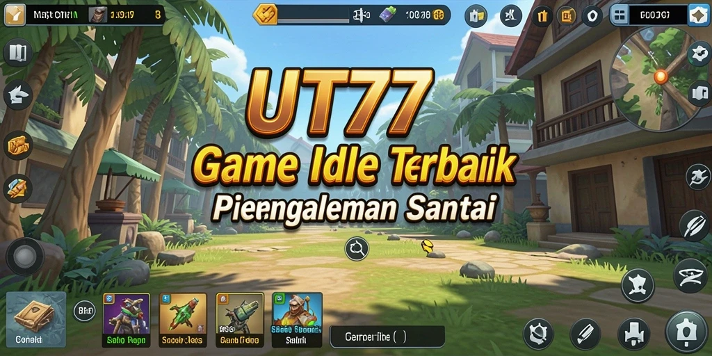 Tampilan gameplay UT77 yang menampilkan kemajuan karakter.